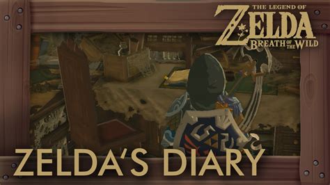 zeldas diary botw|breath of the wild zelda diary.